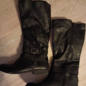 Lola Black Over the Knee Boots